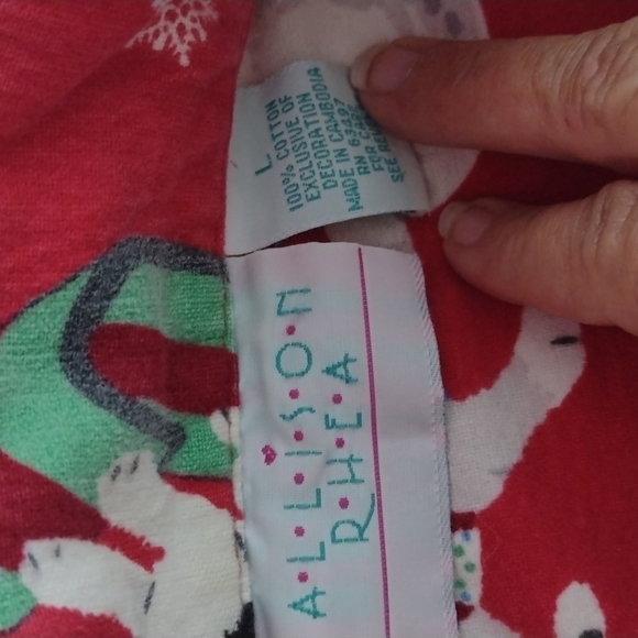 Nick & Nora puppies pajamas, sz large - Picture 6 of 16